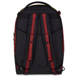 Seven AS Roma - Trolley escolar Jack de 3 ruedas, color negro, mochila con carro desmontable de 33 litros, para escuela primaria y secundaria, para niño, fútbol, Negro, Talla única, Casual