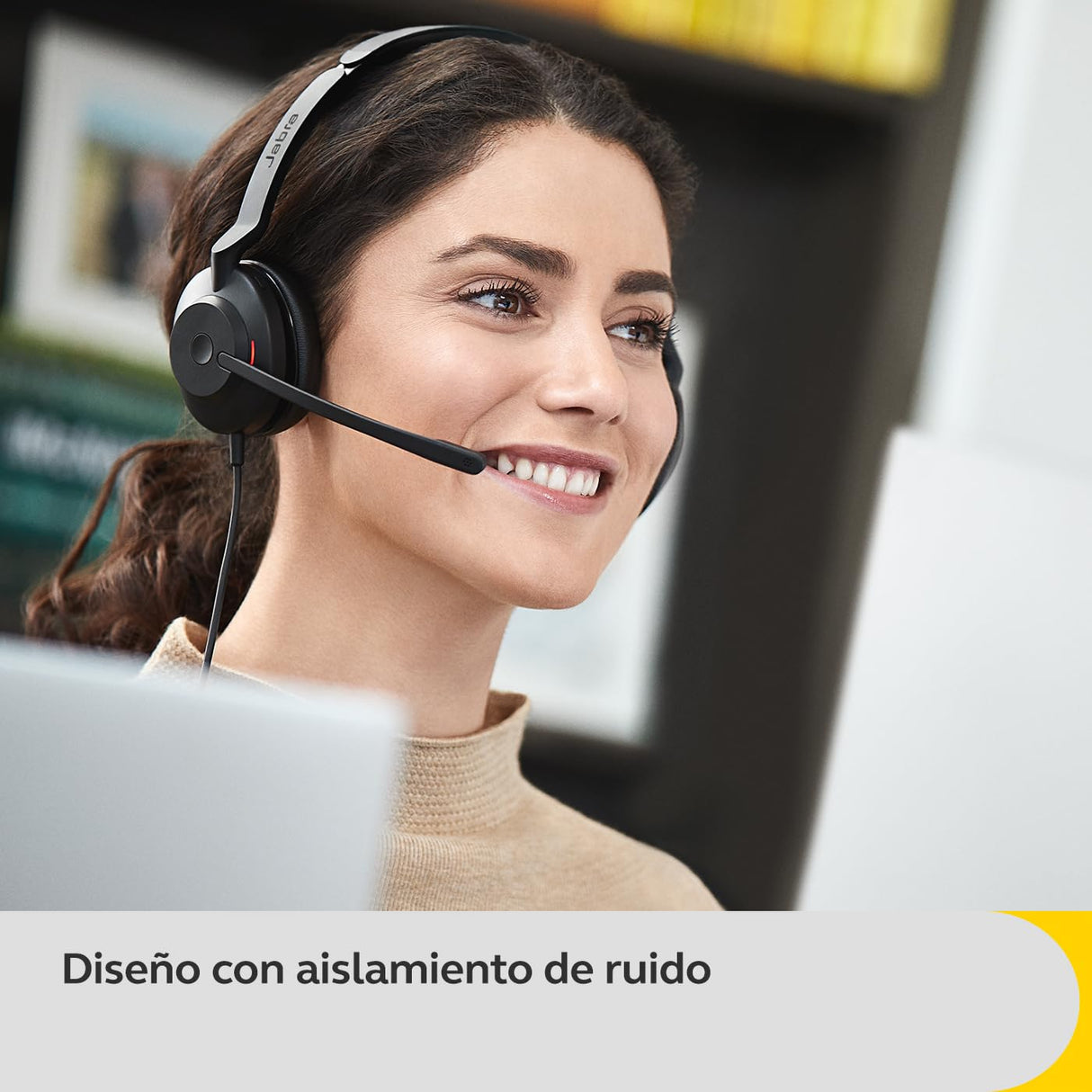 Jabra Evolve2 30 SE Auriculares Estéreo con Cancelación de Ruido, Cable USB-A y Tecnología de Llamada de 2 Micrófonos - para Plataformas de Comunicaciones Unificadas como Zoom y Google Meet - Negro