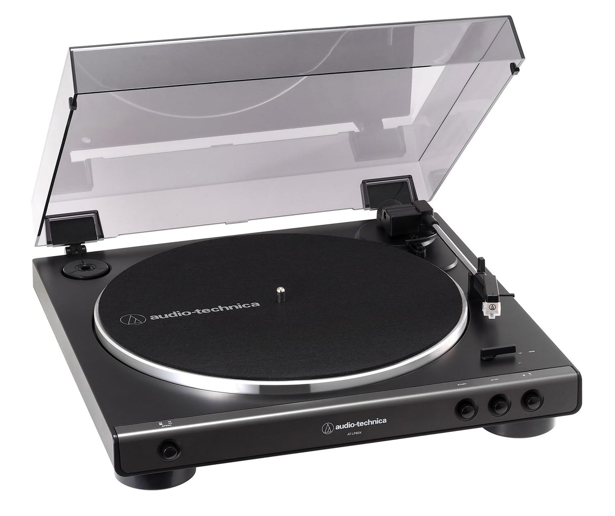 Audio-Technica LP60XBK Giradiscos Automático Estéreo de Tracción por Correa Negro