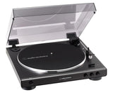 Audio-Technica LP60XBK Giradiscos Automático Estéreo de Tracción por Correa Negro
