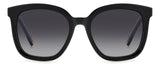 CAROLINA HERRERA Her 0225/G/S Gafas de Sol, Black Silver, 54 para Mujer