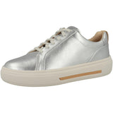 Clarks 261763084, Zapatillas Mujer, Off White Lea, 42 EU