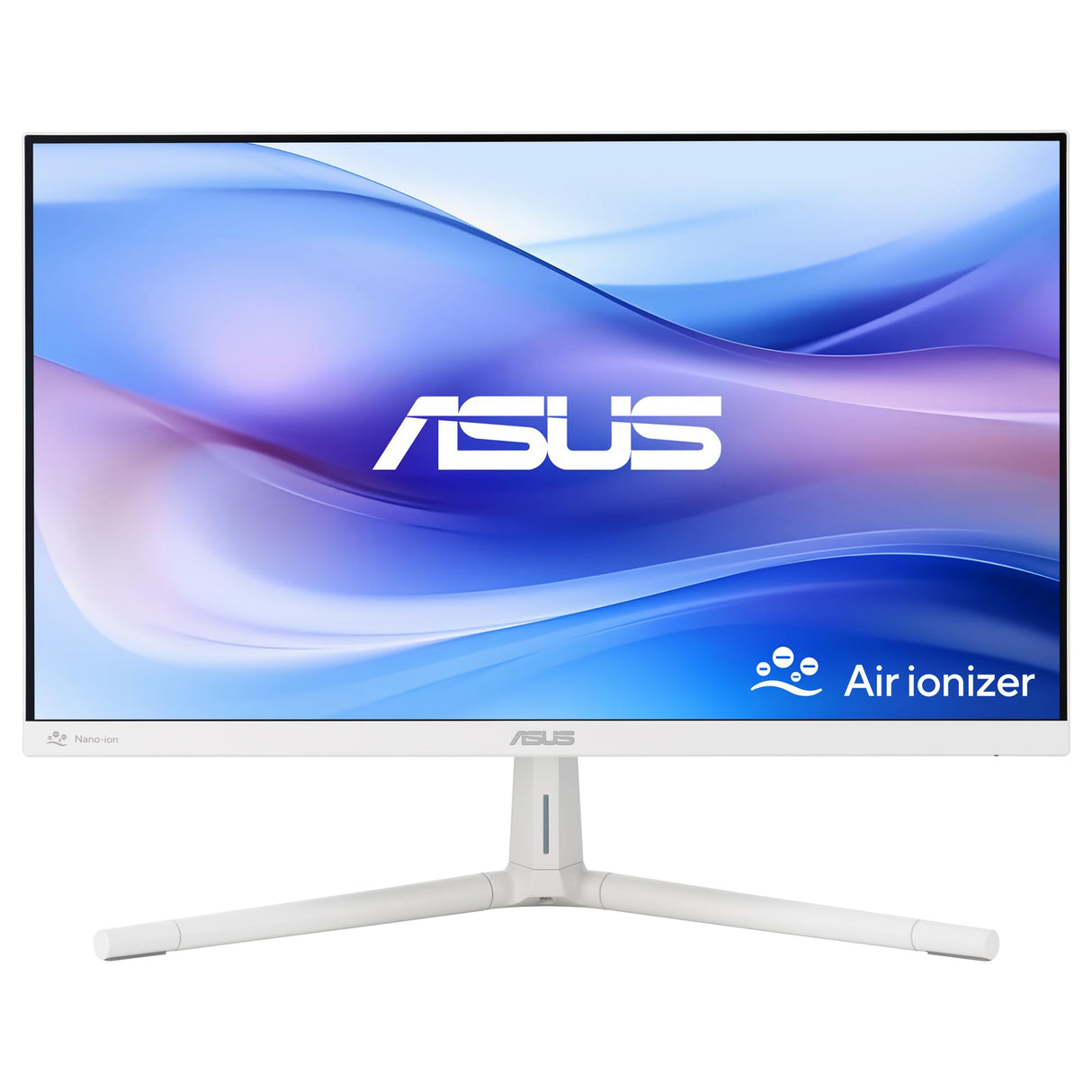 ASUS VU249HFI-W Monitor Eye Care de 24 Pulgadas, 23.8 Pulgadas visibles, Full HD 1920 x 1080, IPS, 100Hz, SmoothMotion, Adaptive Sync, ionizador de Aire, tecnología Eye Care Plus, Filtro de luz Azul