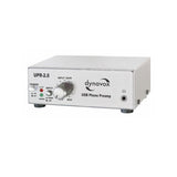 Dynavox UPR-2.0 preamplificador de Phono, para Tocadiscos con Sistemas de cápsulas MM, Salida USB para digitalizar Discos de Vinilo, Plateado