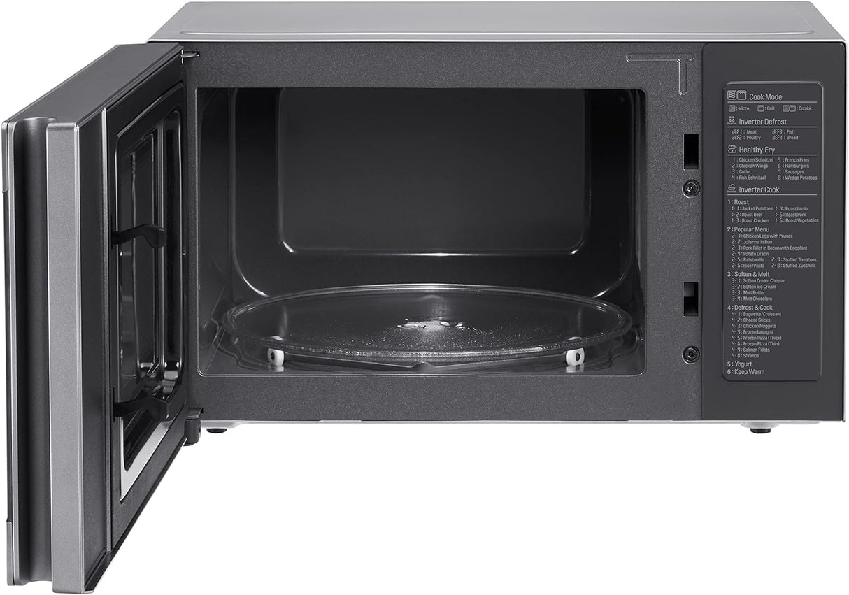 LG MH6565CPS Sobre el rango - Microondas (Sobre el rango, Microondas combinado, 25 L, 1000 W, Tocar, Plata, Acero inoxidable)