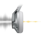 Technics EAH-A800E-S Auriculares Inalámbricos Bluetooth Over Ear, con Cancelación de Ruido y Micrófono, Hasta 50 Horas de Reproducción, Plata