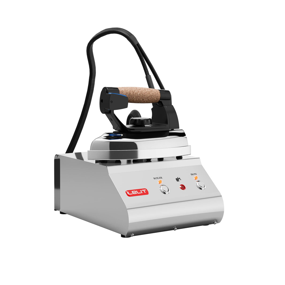 Lelit Gianni PS21, Plancha Equipada con Caldera separada, Acero Inoxidable, Plata, 1,4 l