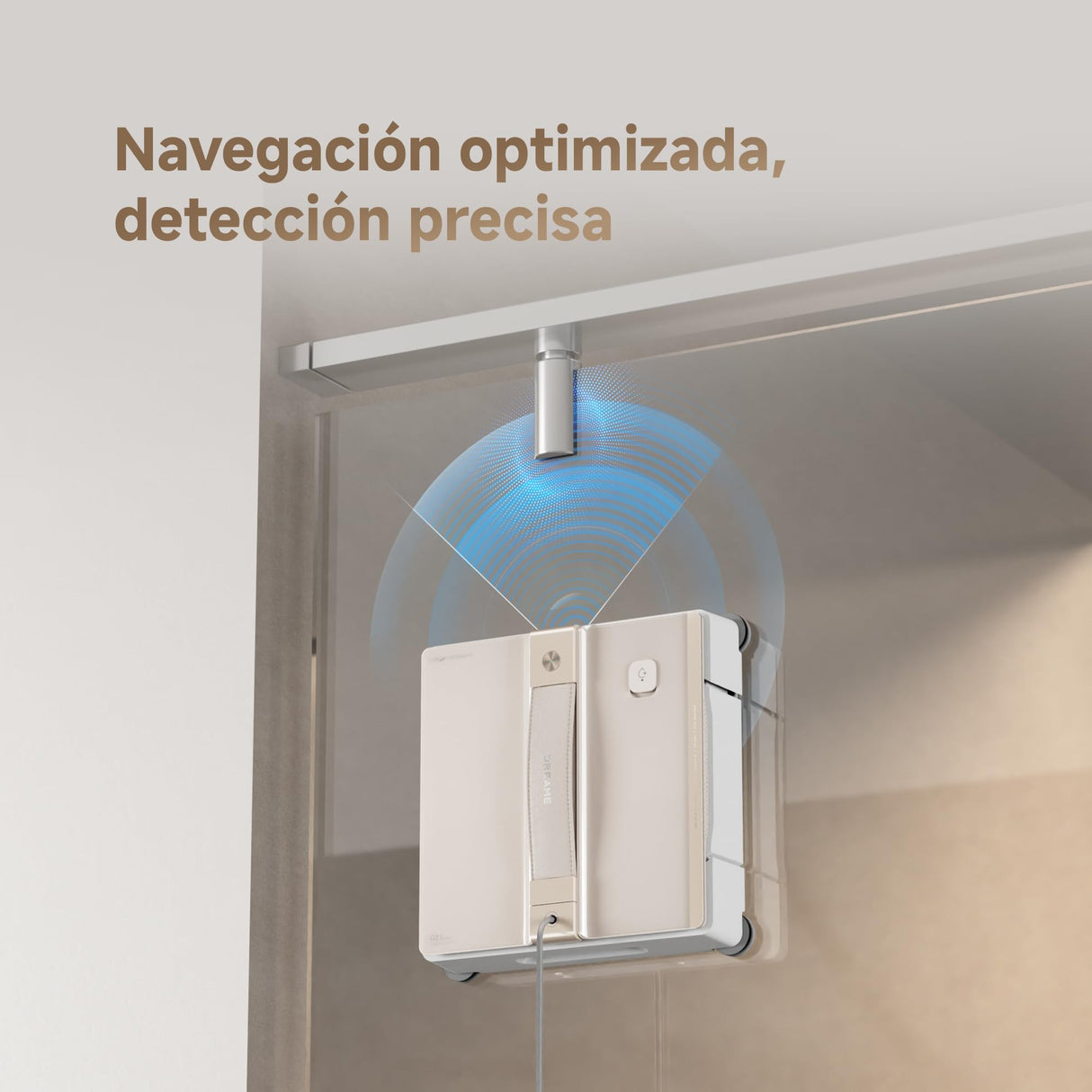 DREAME C1 Robot Limpiacristales, Potencia de Succión de 5500 Pa, Protección de Seguridad Fiable, Tecnología CornerClean, Limpieza Exhaustiva en Húmedo, Planificación Integral de Trayectorias