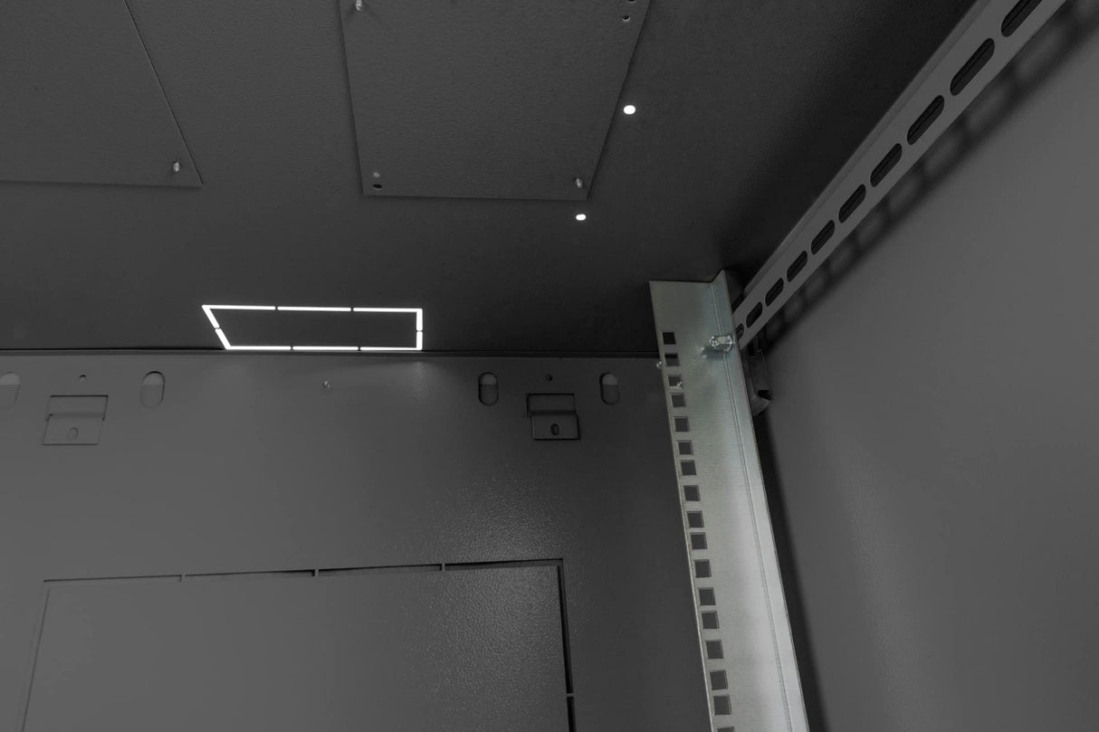 DIGITUS Armario de red - rack de 19 pulgadas - 7UA - montaje en la pared - profundidad 600 mm - capacidad de carga 60 kg - serie Dynamic Basic - negro