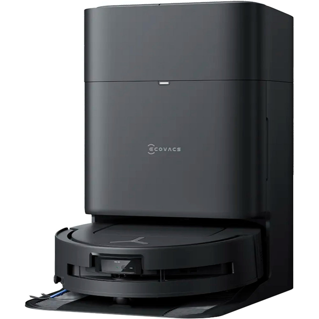ECOVACS DEEBOT T80 Omni Robot Aspirador Fregasuelos, 18000 Pa, Auto Secado y Lavado Instantáneo con Agua a 40-75 °C, Mopa OZMO Roller, ZeroTangle 3.0 Antienredos, Negro