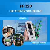 Gigahertz Solutions HF32D - Medidor de campo electromagnético (alta frecuencia, 800 MHz - 2.5 GHz, incluye telefonía móvil GSM)
