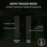 Razer Tartarus Pro - Teclado de Interruptor Óptico Analógico (Actuación Ajustable, 32 Teclas Programables, 8 Perfiles de Alternancia Rápida, Rapid Trigger) Negro