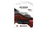 Kingston KC3000 PCIe 4.0 NVMe M.2 SSD - Almacenamiento de alto rendimiento para equipos de sobremesa y portátiles -SKC3000S/1024G