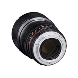 Samyang F1313006101 - Objetivo para vídeo VDSLR para Sony E (Distancia Focal Fija 85mm, Apertura T1.5-22 AS IF UMC II, diámetro Filtro: 72mm), Negro