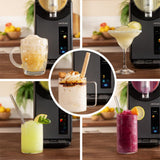 Cecotec Máquina de Granizado Heladera 2,6L Twist&Ice 2600. 220W, Bebidas en 15-60mins, 1,9L para Ingredientes, Control Táctil, 6 Modos, Refrigeración Adaptable, Diseño Ergonómico, Boquilla sin Goteo