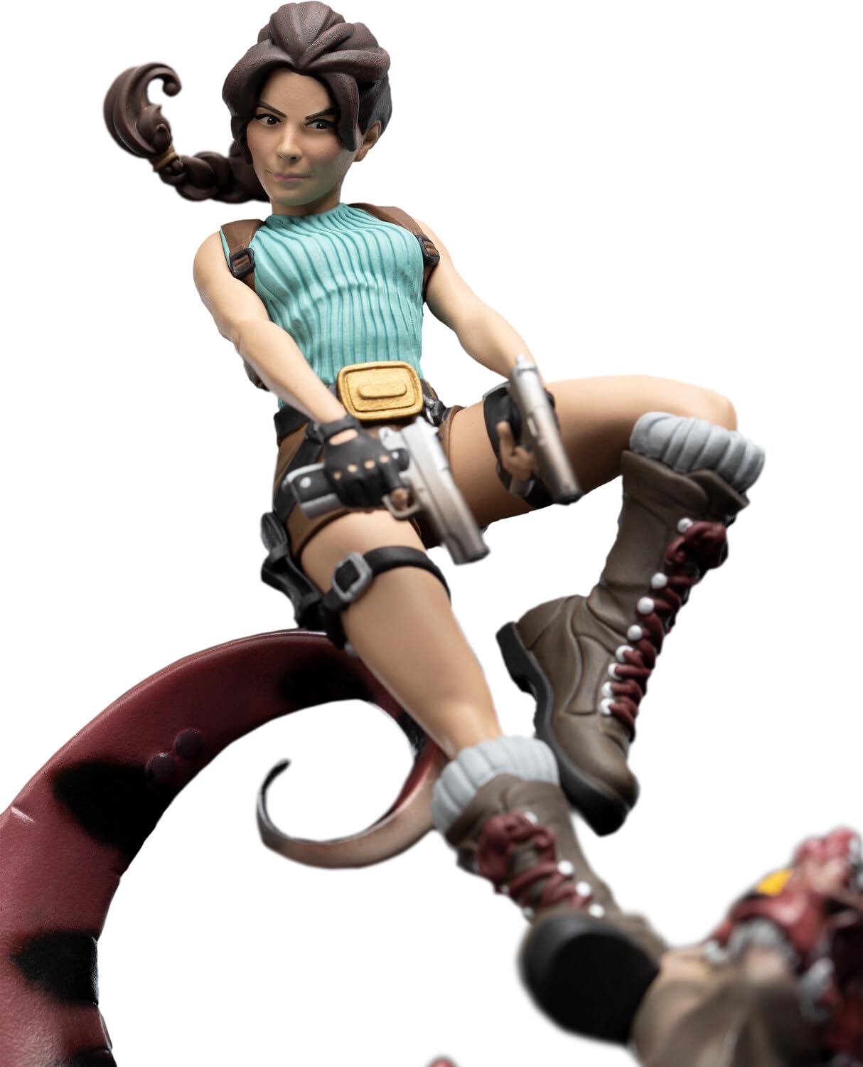 Weta Workshop Tomb Raider - Figura de Mini Epics Lara Croft & Raptor (24 cm)