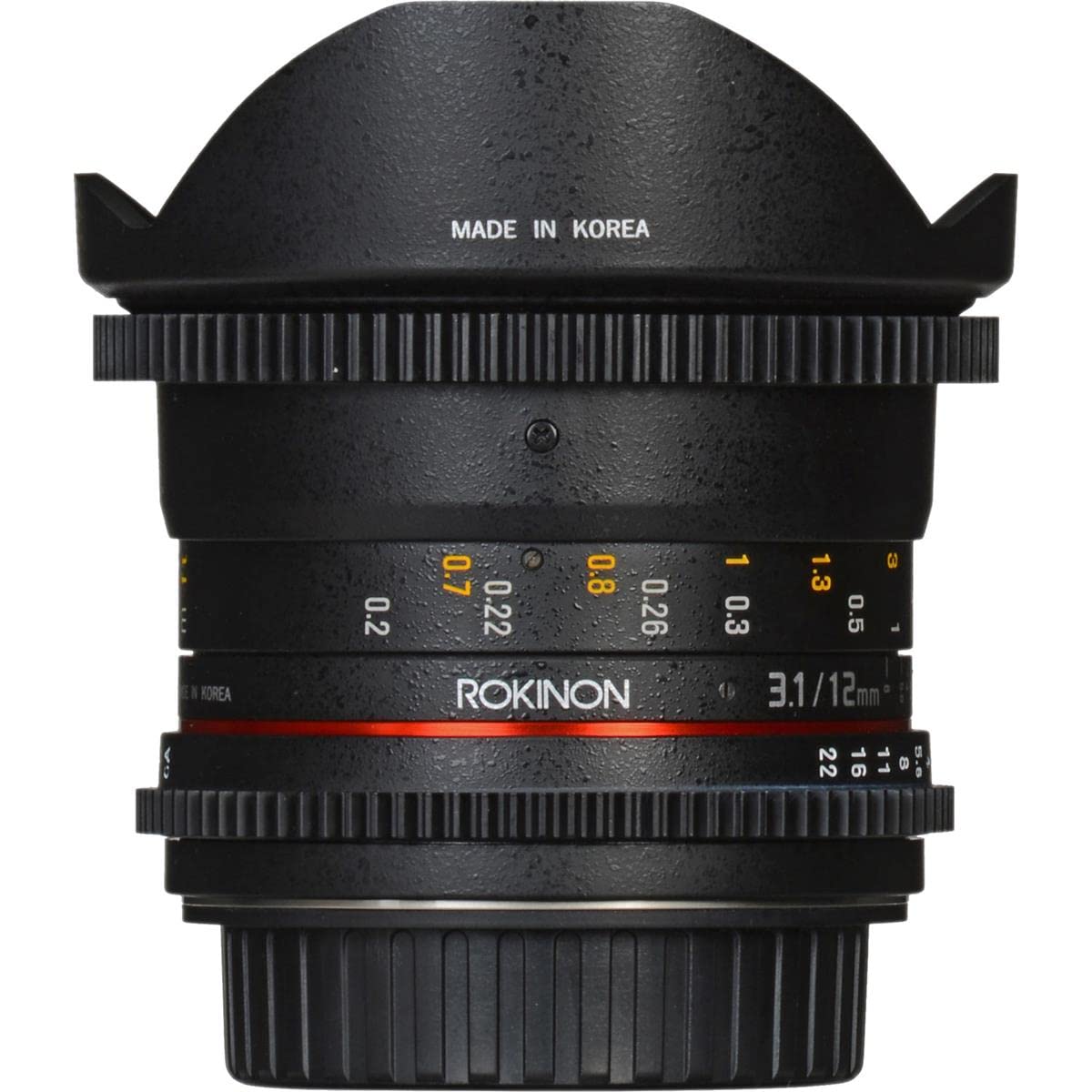 Rokinon Cine DS 12 mm t3.1 Ultra Wide Cine Lente de Ojo de pez – Full Frame Compatible