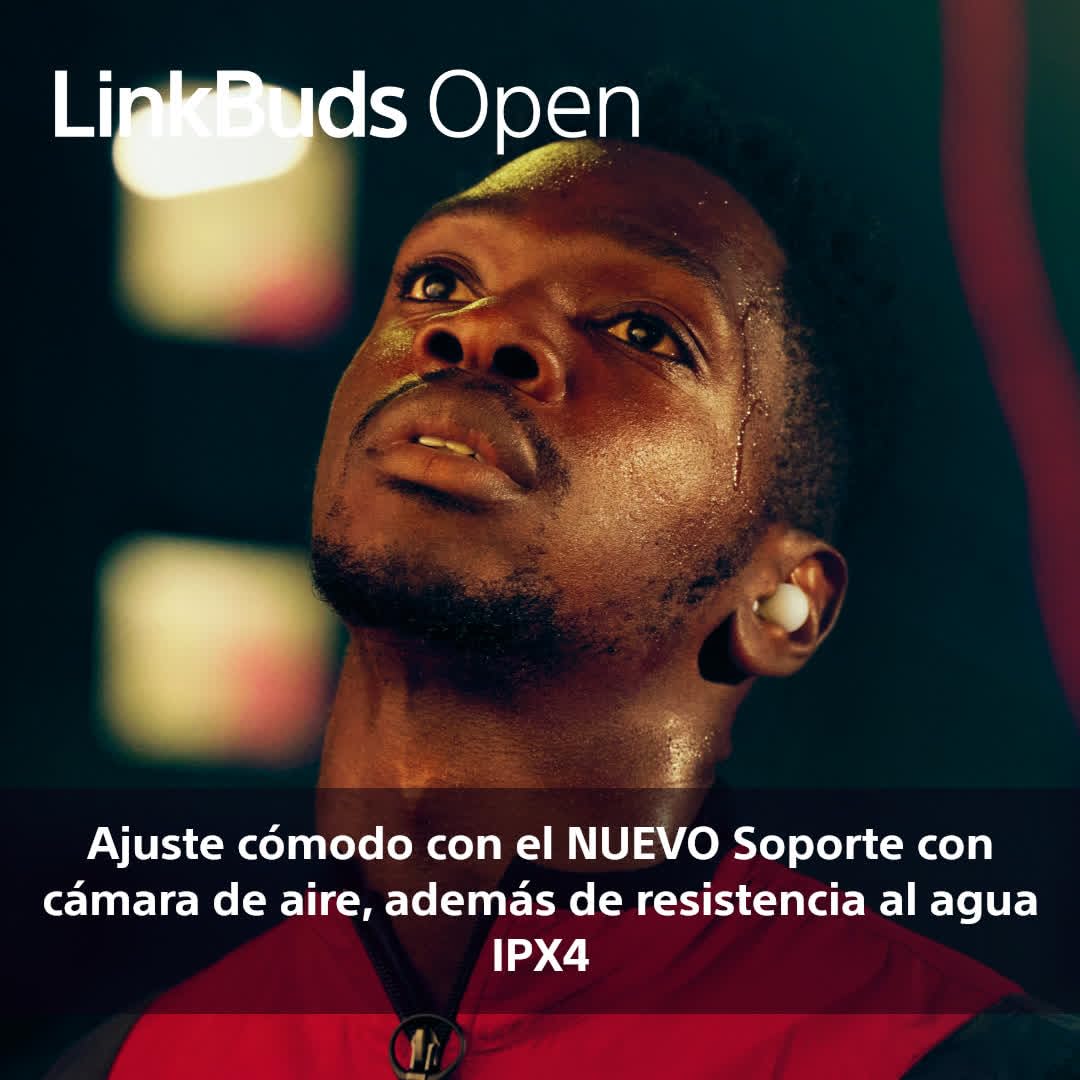 Sony LinkBuds Open – Auriculares Open True Wireless Bluetooth: Sonido Transparente, 4,8 g Comodidad Todo el día, Sonido, conexión multipunto, 22 h de batería, iOS y Android - Blanco