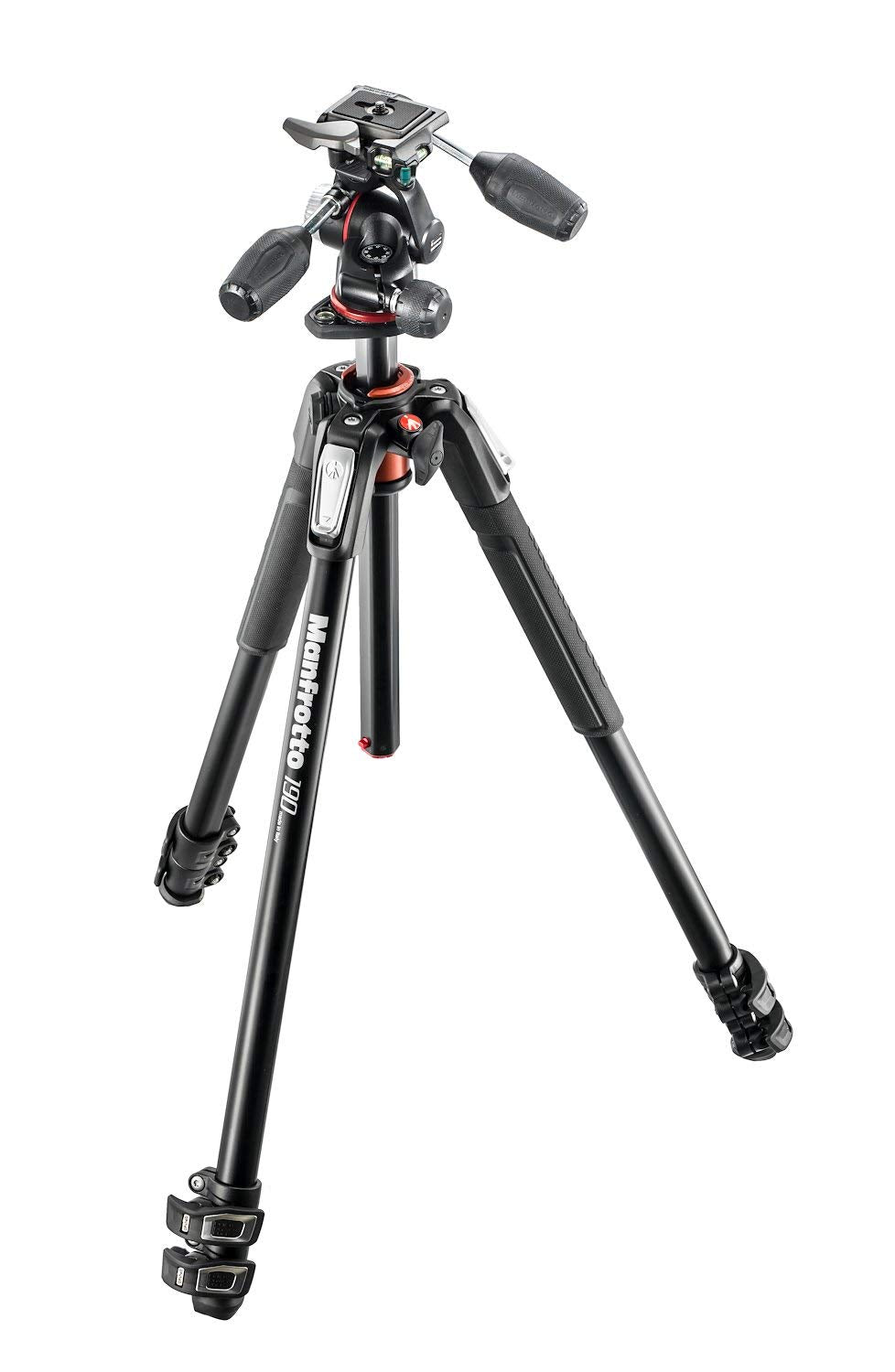 Manfrotto MK190XPRO3-3W - Trípode Completo (3 Secciones, rótula 3 Way, Aluminio) Negro