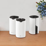 TP-Link Deco S1900 (3-Pack) - Mesh Wi-Fi AC1900, Cobertura de hasta 520 m², se Adapta a Pisos y hogares de Varias Plantas, Modos de Trabajo múltiple, 2 x Puertos Gigabit por Unidad