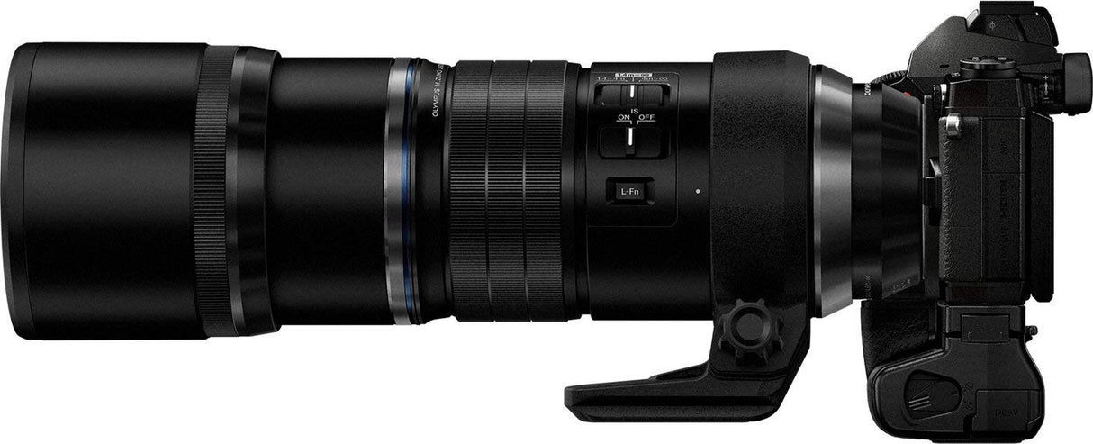 Objetivo Olympus M.Zuiko Digital ED 300 mm F4.0 Pro, teleobjetivo, Adecuado para Todas Las cámaras MFT (Modelos Olympus OM-D & Pen, Serie G de Panasonic), Negro