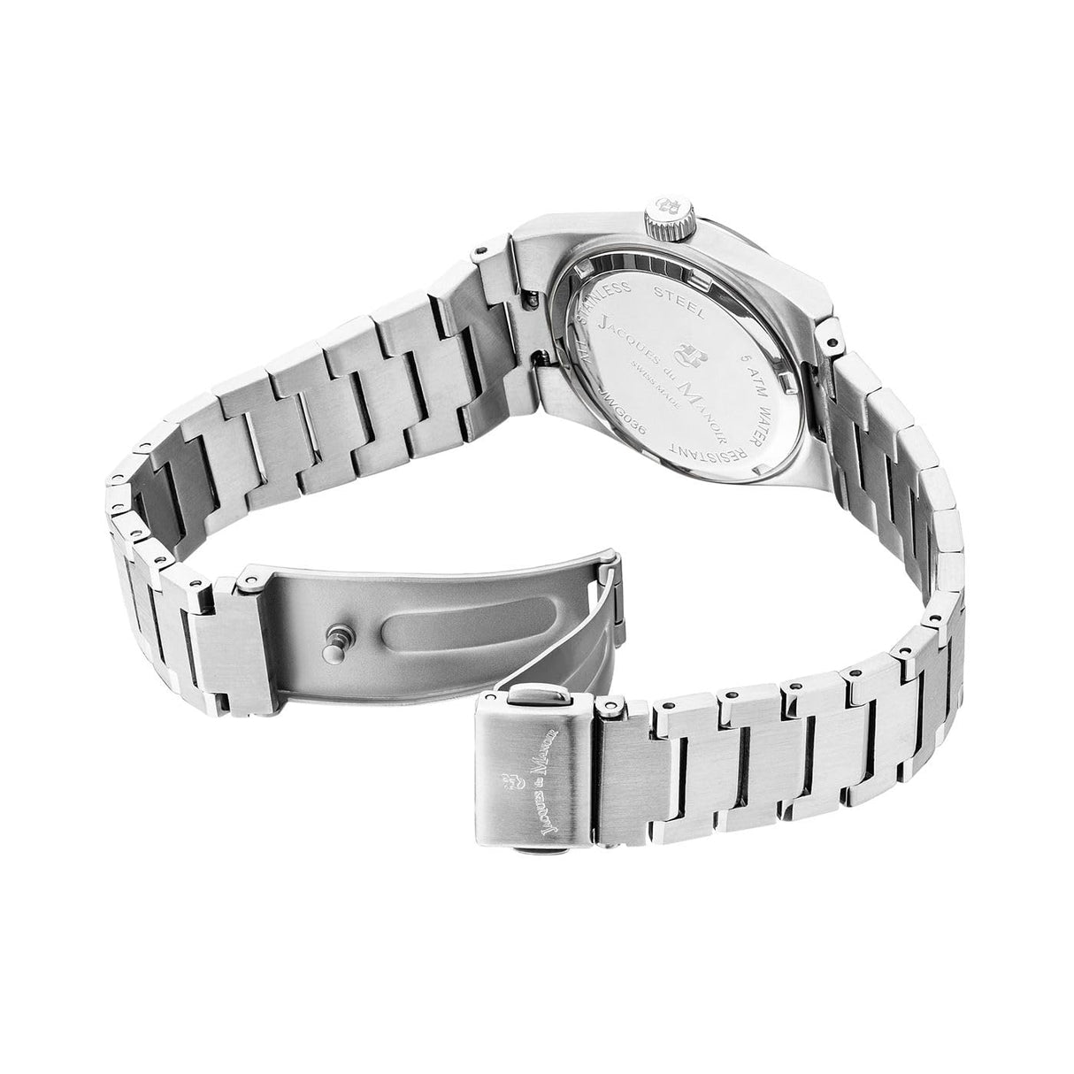 B JACQUES DU MANOIR Reloj Analógico para Mujeres de con Correa en Acero Inoxidable JWL03602