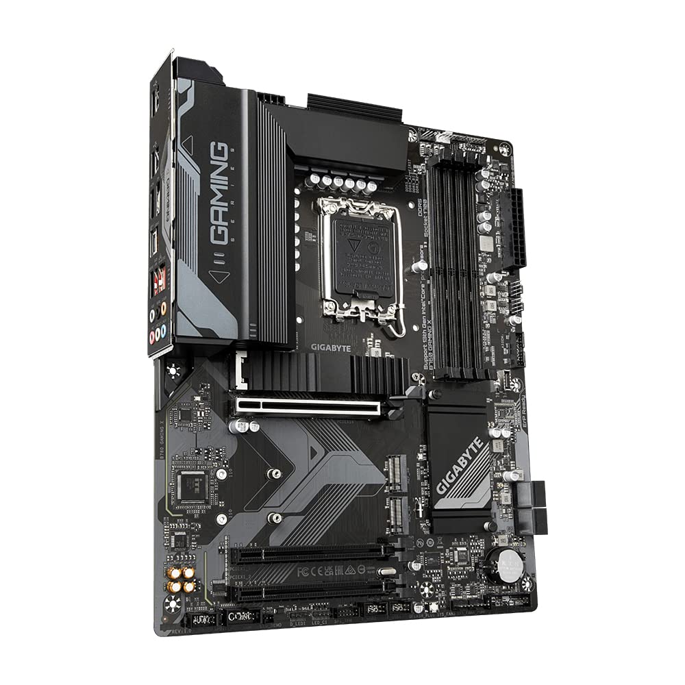 GIGABYTE B760 GAMING X Placa Base - Compatible con procesadores Intel Core de 14ª generación, VRM digital de 8+1+1 fases, hasta 7600MHz DDR5 (OC), 3x PCIe 4.0 M.2, 2.5GbE LAN, USB 3.2 Gen 2