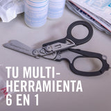 Leatherman Signal Multiherramienta - 19 Herramientas Para Camping y Supervivencia, Plata