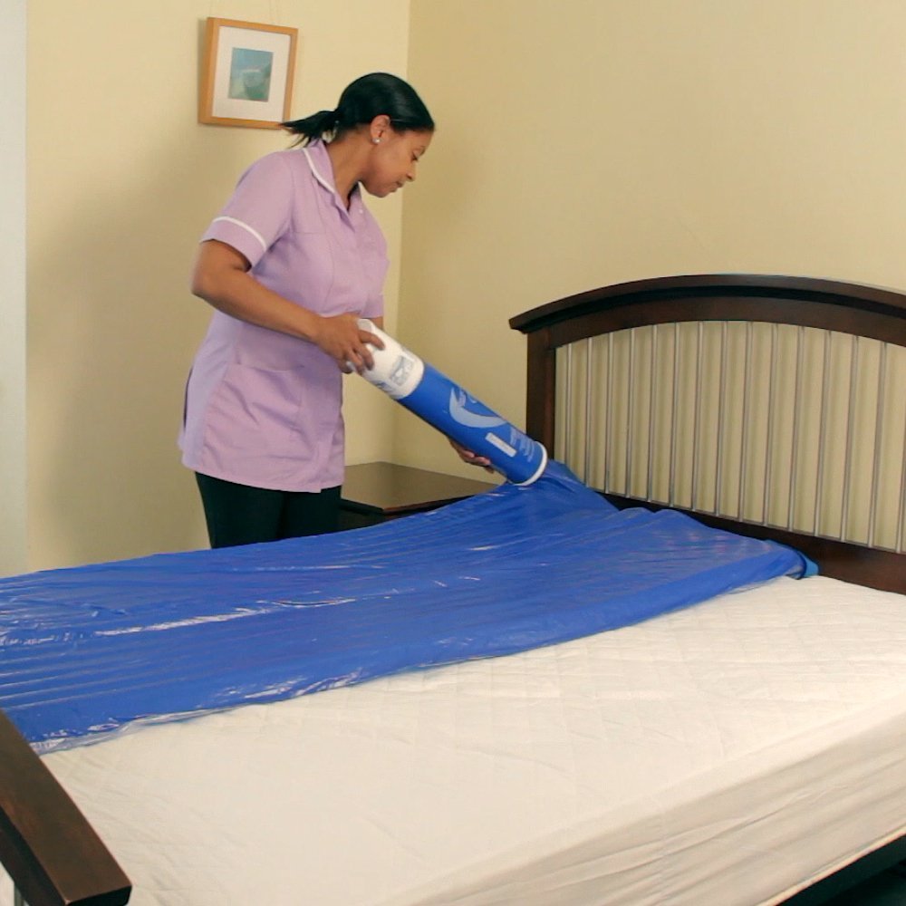 Repose - Superposición de colchón Individual para aliviar la presión y Bomba Manual - Colchón Individual de presión Inflable - Ayuda a prevenir úlceras por presión y úlceras por presión