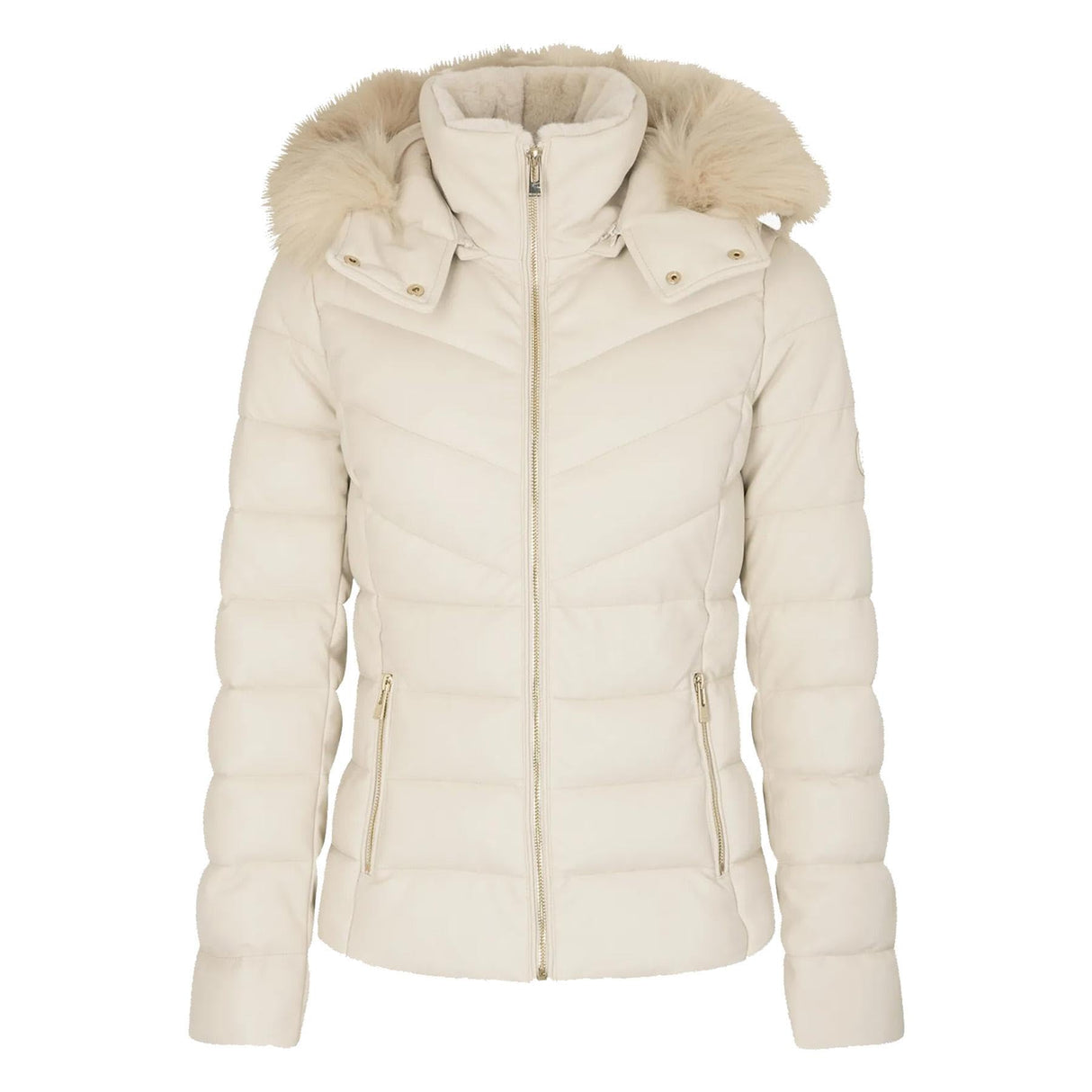 Morgan 242-gkidia Chaqueta de Plumas, Marfil, 42 para Mujer