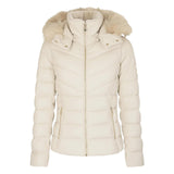 Morgan 242-gkidia Chaqueta de Plumas, Marfil, 42 para Mujer