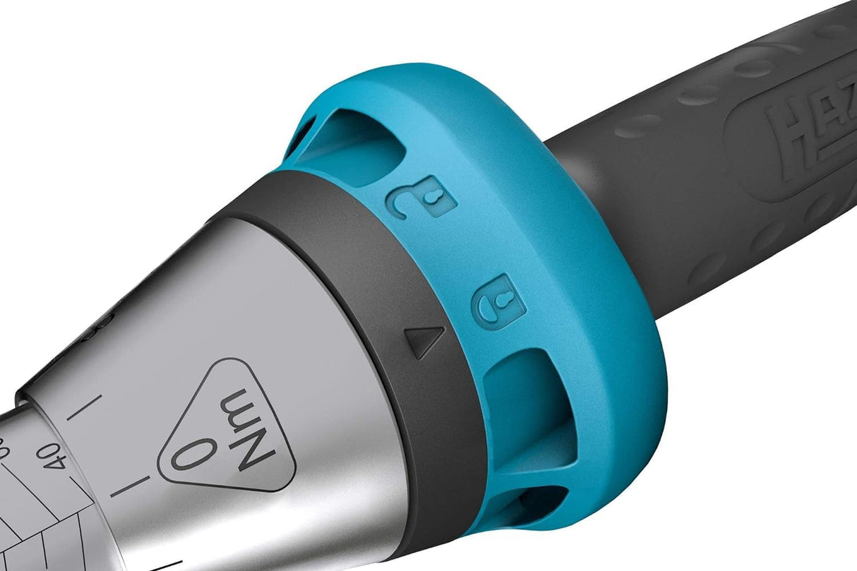 Llave dinamométrica HAZET 5110-3CT I Salida: cuadradillo 10 mm (3/8 pulgada), tolerancia: 3%, 30 dientes I Carraca reversible para coche y bicicleta I 320 mm