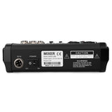 Audibax MG04 USB Mesa Mezclas con 4 Canales Bluetooth, MP3, USB Rec y Efectos