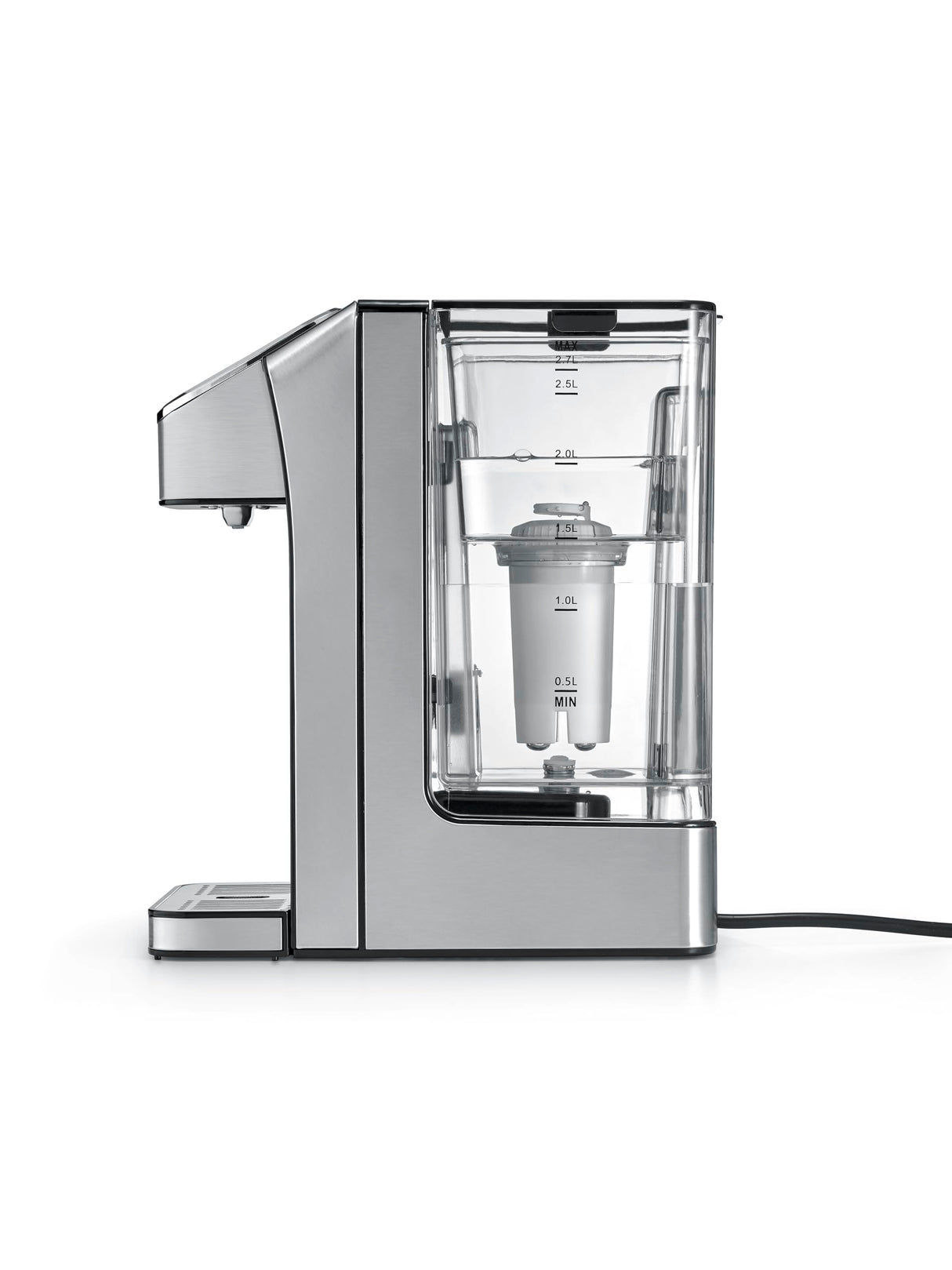 CASO HW 770 Advanced - Dispensador de agua caliente en segundos, 13 niveles de temperatura (40-100 °C), función de memoria, ahorra hasta un 50% de energía en comparación con los hervidores de agua,