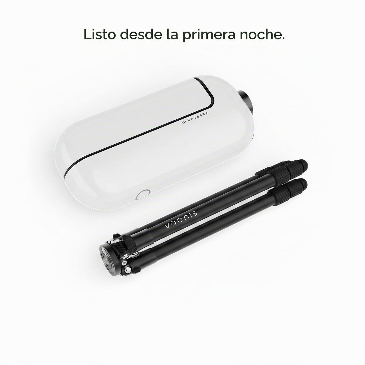 Vaonis Vespera 3 - Telescopio Astronomico Inteligente para Adultos y Principiantes - Auto-Tracking, Live Stacking, 11h Bateria, 115GB, Anti-Rocio, Tripode Aluminio - Astrofotografia Simplificada