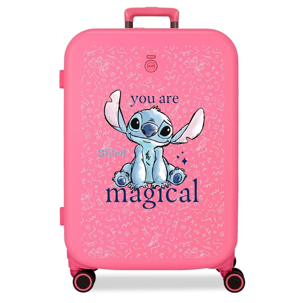 Joumma Disney You Are Magical Maleta Mediana Fucsia 48x70x28 cms Rígido 4,32 kgs Cierre TSA Integrado ABS 4,32 kgs 79L