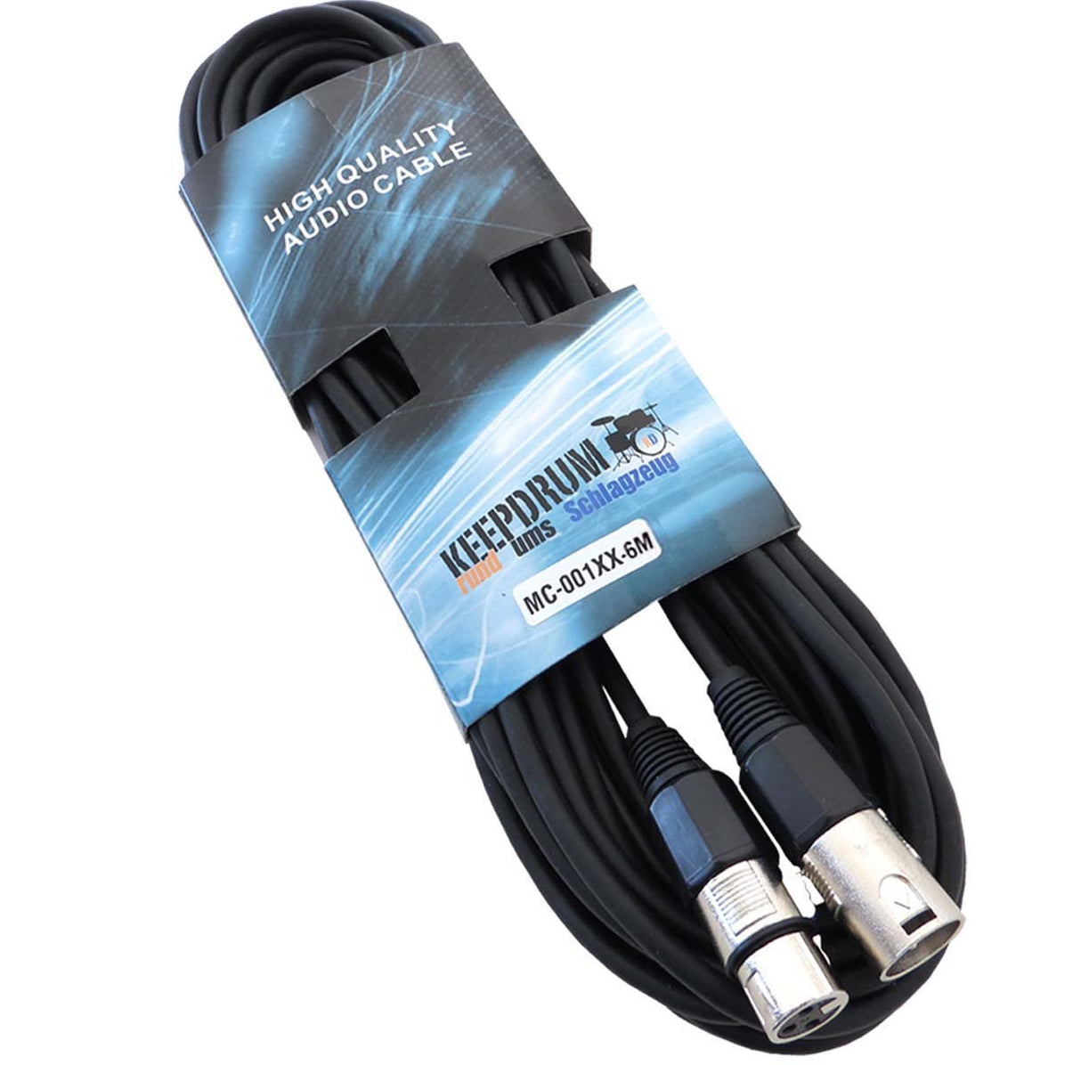 MC Keepdrum de 001 x x 5 x 6 m Micrófono Juego de cables XLR Colores