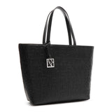 Armani Exchange Liz - Open Medium Shopping, Bolsos para Mujer, Negro (Black), Talla única