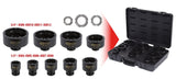 KS Tools 450.5020 Juego de vasos para tuercas ranuradas, pivote interior 9 pzs