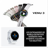 Garmin Venu 3S, Smartwatch Premium con GPS, AMOLED, Funciones avanzadas de Salud y Forma física, más de 30 Aplicaciones Deportivas, 10 días de autonomía, Rosa Gold