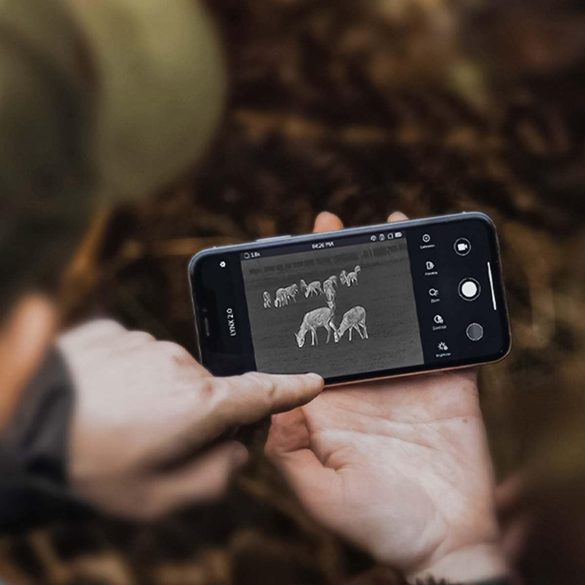 HIKMICRO Lynx LH15 2.0 - Cámara térmica portátil monocular con Alcance de 750 m, Pantalla OLED, Memoria integrada de 16 GB, Punto de Acceso WiFi