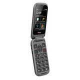 TTfone TT970 Whatsapp 4G Pantalla Táctil Teléfono de tapita y Botones Grandes – con Cámara de 8MP y Botón de Asistencia de Emergencia, Compatible con Audífonos y – Fácil y Simple de Usar (Solo)