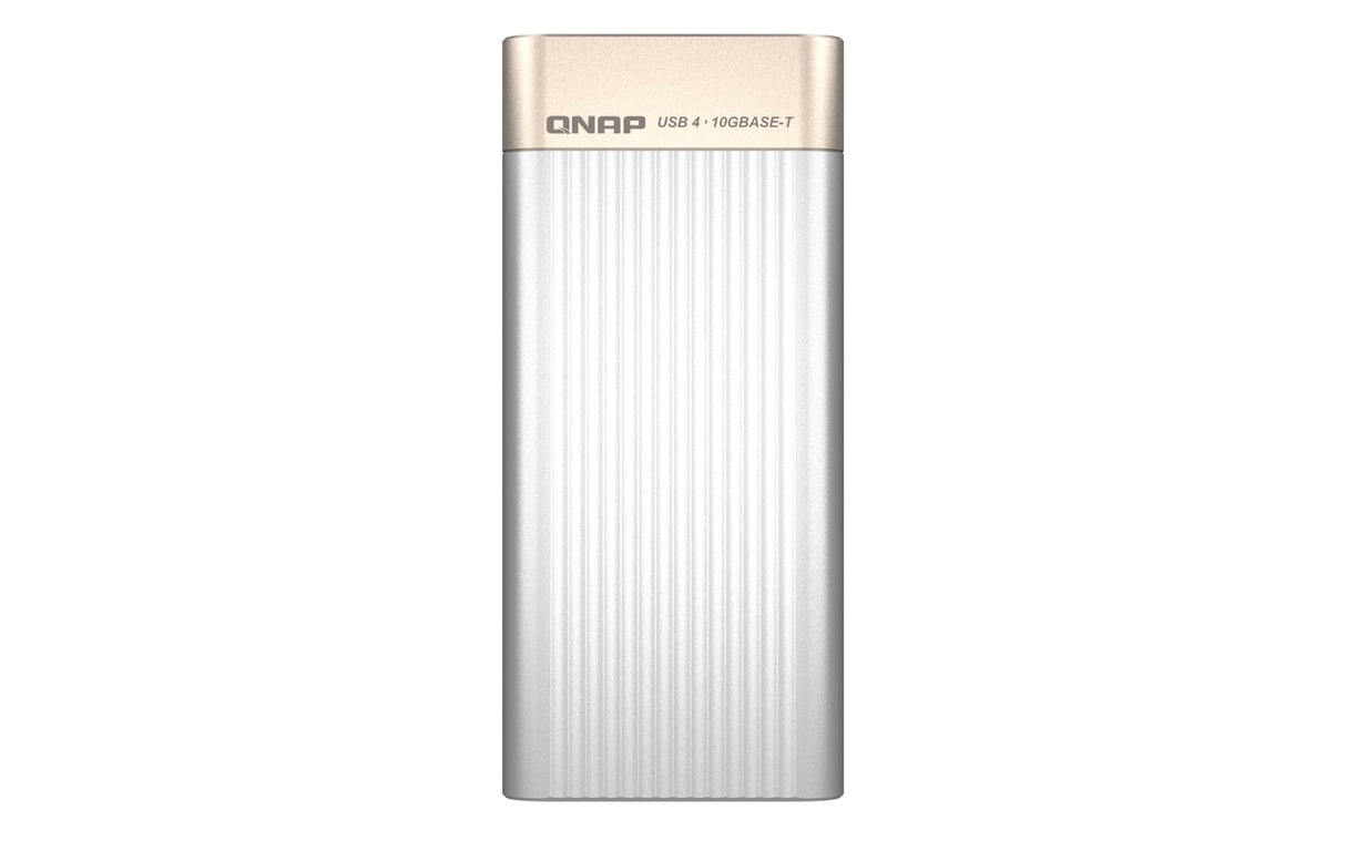 QNAP Adaptador de Red 10GBASE-T a USB 4 Tipo C y Compatible con Thunderbolt 3/4 (QNA-UC10G1T)