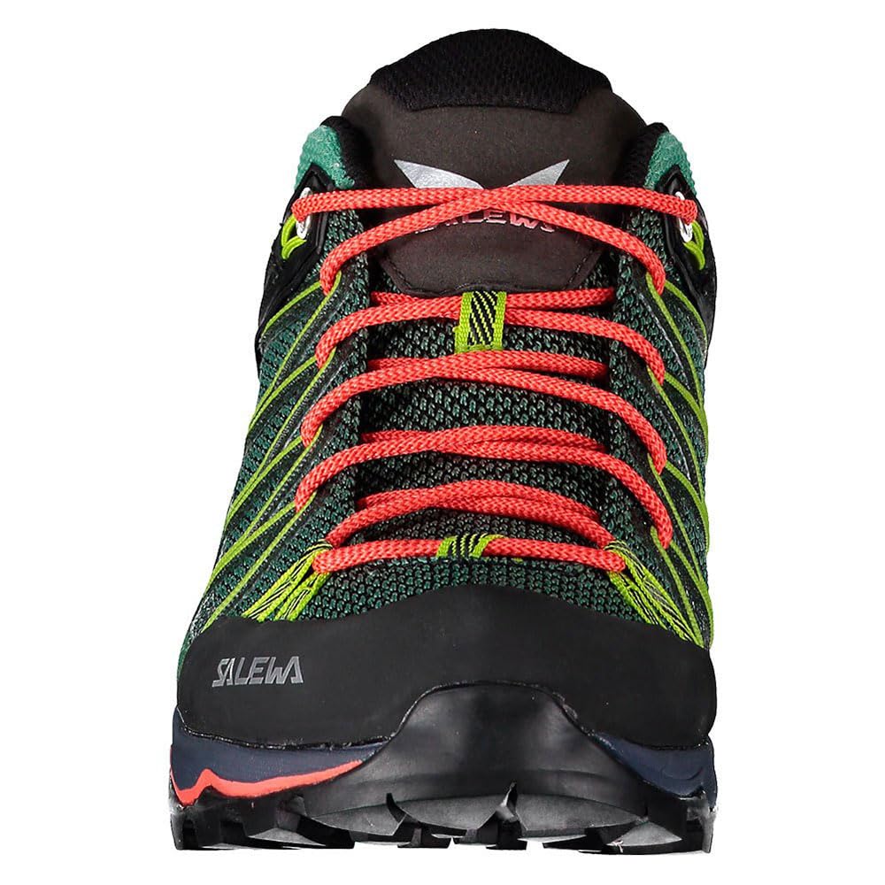 SALEWA WS MTN TRAINER LITE GTX, Zapatos de Senderismo Mujer, Feld Green Fluo Coral, 36.5 EU