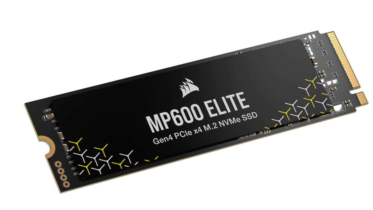 Corsair MP600 Elite SSD NVMe M.2 PCIe Gen4 x4 de 2 TB - M.2 2280 - Lectura Secuencial de hasta 7.000 MB/s - NAND 3D TLC de Alta Densidad - Negro