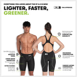 Arena Bañador de Una Pieza para Niña Powerskin ST Next, Bañador de Competición Homologado por Fina, Bañador de Tejido Reciclado, Bañador de Una Pieza Forrado para Niña con Tirantes Reforzados