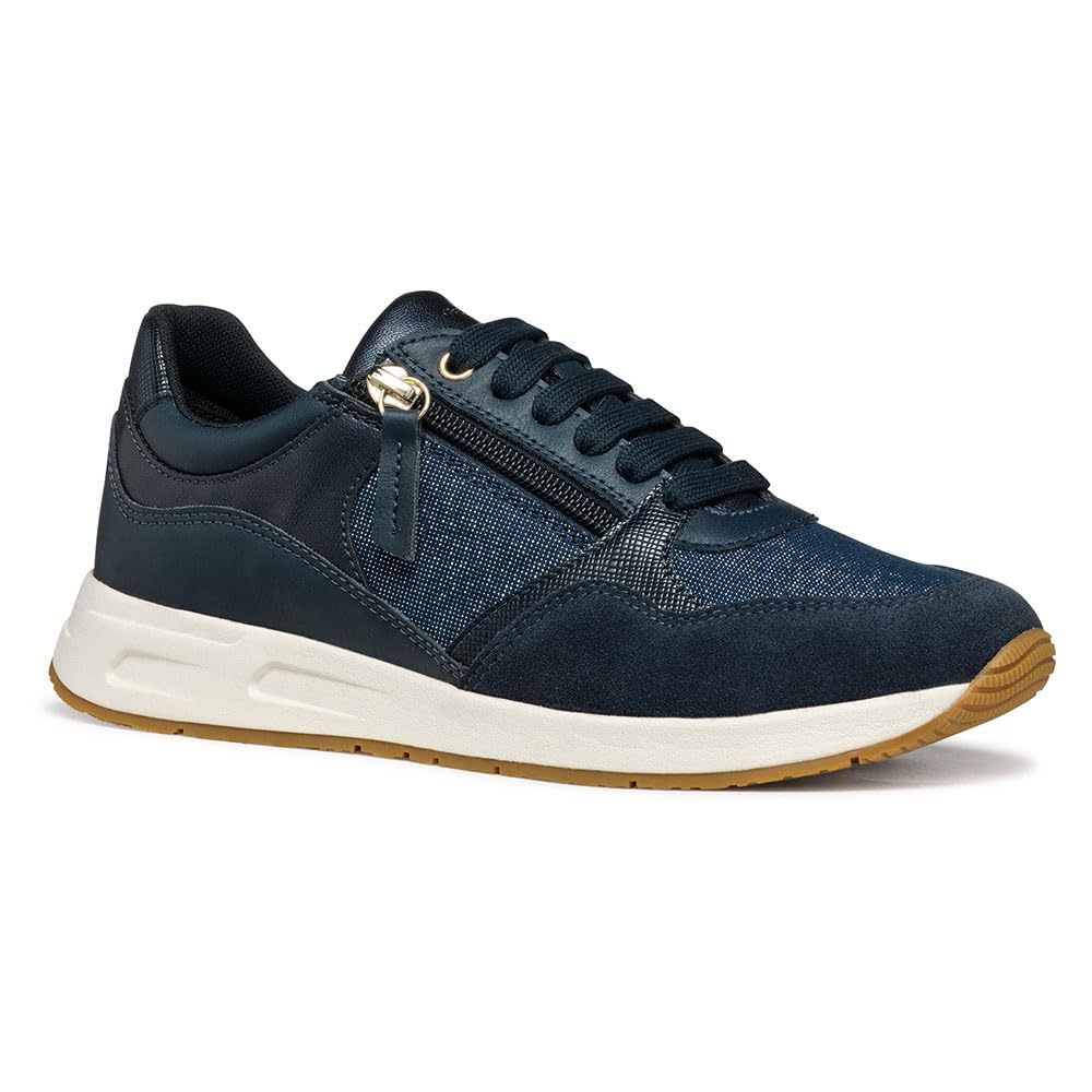 Geox D BULMYA B, Zapatillas Mujer, Navy, 38 EU