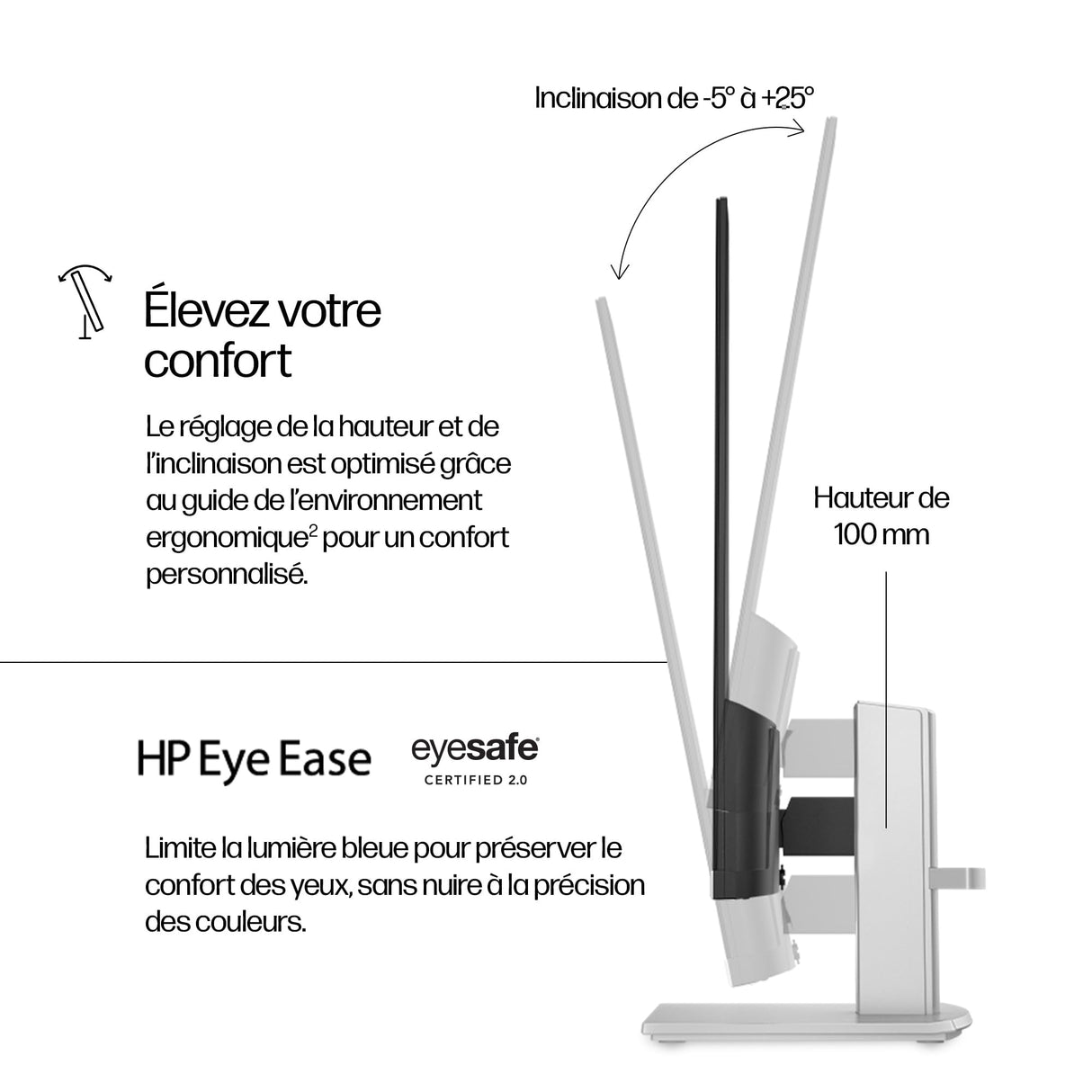 HP Pantalla Full HD Ajustable en Altura de 27 Pulgadas Serie 5-527sh