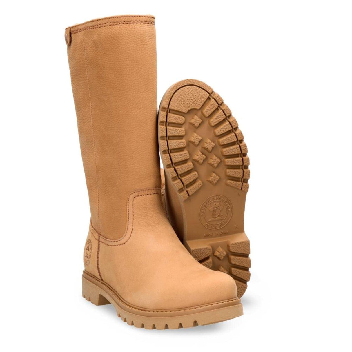 Panama Jack Bambina, Knee High Boot Mujer, marrón Claro, 36 EU