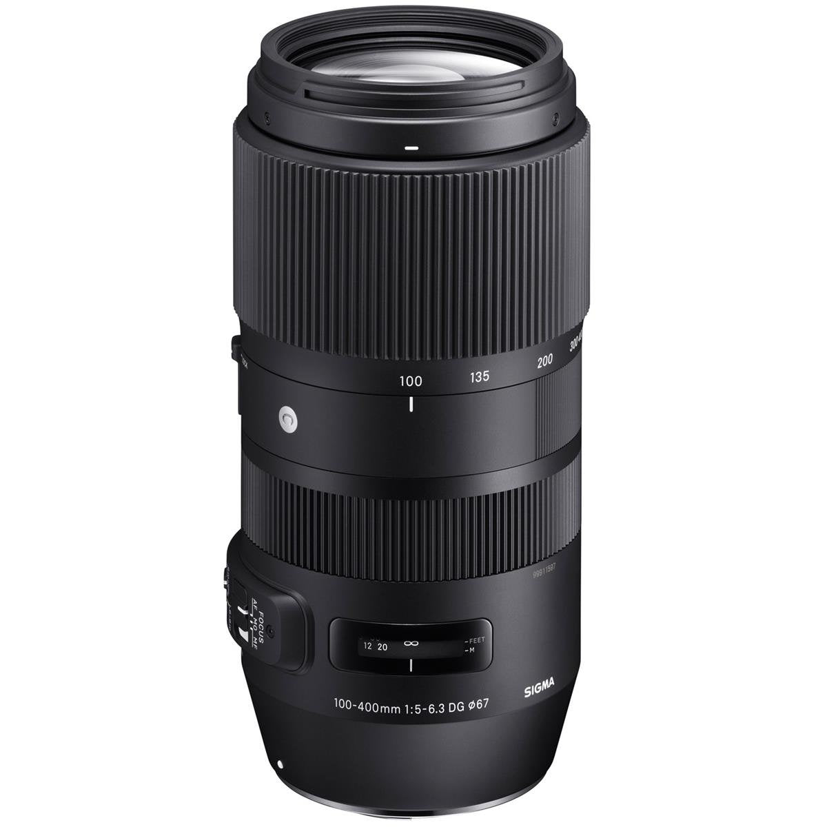 Sigma 100-400mm F5-6.3 DG OS HSM Contemporary para Montura Sigma Negro